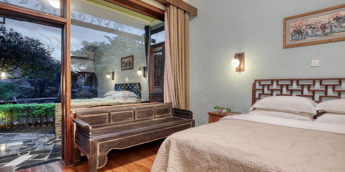 With children in a separate adjoining room, there's privacy for parents.