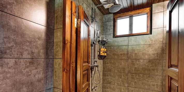 This is a new room at Mountain Retreat, room for three, steps from the river and spectacular views, all in a separate private building.