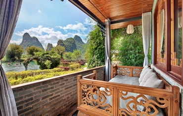 Yangshuo Mountain Retreat Riverview Family Terrace Suite